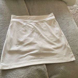 White Callaway small golf skirt with OPTi dry technology